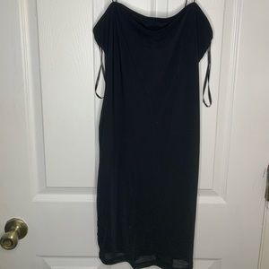 F21 - Mesh black mini dress